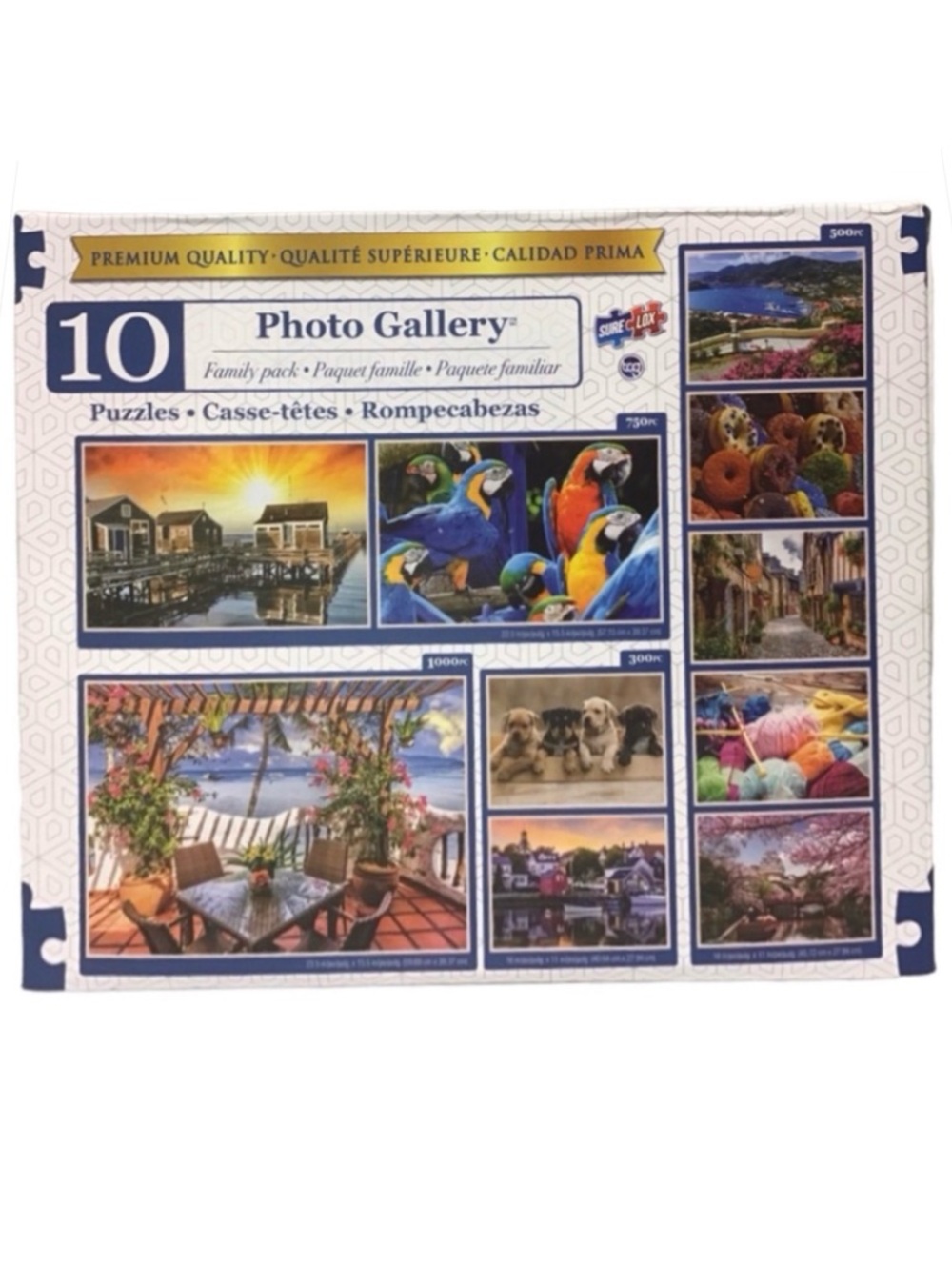 Sure Lox (10) Photo Gallery Family Pack Jigsaw Puzzle Set (NWT)